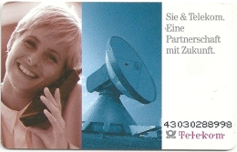 Germany - Das Frauenförderkonzept Von Telekom - A 15-03.93, 60.000ex, Used - A + AD-Series : D. Telekom AG Advertisement