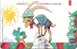 Germany - Horoskop Peter Thiele 6 - Steinbock Capricorn - A 19-08.99, 70.000ex, Used - A + AD-Series : Publicitarias De Telekom AG Alemania