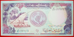 § SHIP: SUDAN ★ 20 POUNDS 1991 UNC CRISP!!! LOW START★ NO RESERVE! - Soudan