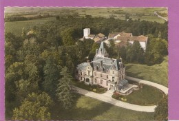 Delcampe - 16  ROUILLAC   CHATEAU DE LIGNIERES VUE AERIENNE TMBREE  1968   BON ETAT    ECRITE  2 SCANS - Rouillac