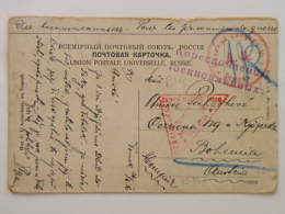 Russia 1001 Prisonniers De Guerre Prisoners Of War Kriegsgefangene Prigionieri Di Guerra 1916 Tomsk - Cartas & Documentos