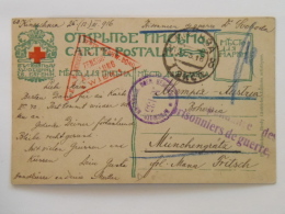 Russia 1003 Prisonniers De Guerre Prisoners Of War Kriegsgefangene Prigionieri Di Guerra 1916 Crimee Krim - Cartas & Documentos