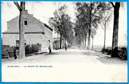 CPA Belgie Belgique - GEMBLOUX - La Route De Bruxelles ° Phot. Bertels - Gembloux