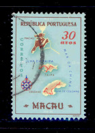 ! ! Macau - 1956 Maps 30 A - Af. 390 - Used - Gebraucht