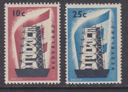 Europa Cept 1956 Netherlands 2v ** Mnh (30027) - 1956