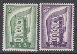 Europa Cept 1956 Belgium 2v ** Mnh (30027A) - 1956