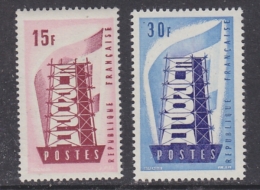 Europa Cept 1956 France 2v ** Mnh (30027B) - 1956