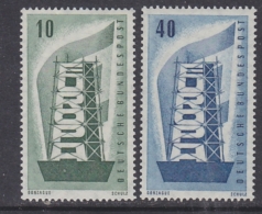 Europa Cept 1956 Germany 2v Original Gum ** Mnh (30027C) - 1956