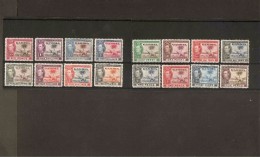 GAMBIA 1938 - 1946 SET SG 150/161 MOUNTED MINT Cat £170 - Gambie (...-1964)