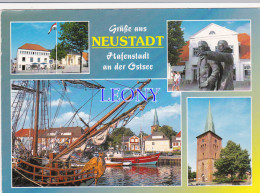 CPM   D´ ALLEMAGNE -     NEUSTADT /OSTSEE  VUES DIVERSES - BEAU TIMBRE - Neustadt (Holstein)