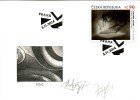Czech Republic - 2014 - Art On Stamps - Jaromir Funke - FDC Signed By Engraver Vaclav Fajt And Designer Zdenek Ziegler - FDC