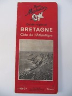 MICHELIN - Guide Régional Bretagne, Côte De L´Atlantique 1936-1937 - Michelin (guides)