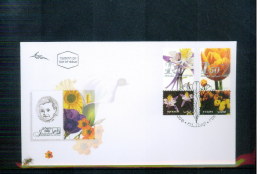 Israel 2006 Flowers FDC - Cartas & Documentos