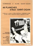 Hommage à ALAIN SAINT-OGAN 48 Planches D'Alain Saint-Ogan Ouvrage Numéroté 1998 Sur 2000 De 1973 - Zig Et Puce