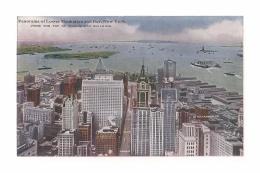 CPA E.U- NEW YORK - PANORAMA OF LOWER MANHATTAN AND BAY - Panoramische Zichten, Meerdere Zichten