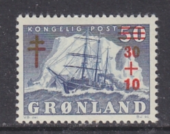 Greenland 1958 Tuberculose 1v * Mh (= Mint, Hinged) (GL104) - Neufs