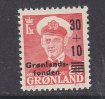 Greenland 1958 Gronlands Fonden 1v * Mh (= Mint, Hinged) (GL105) - Nuevos