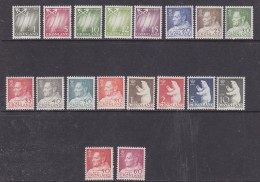 Greenland 1963/1968 Definitives 18v ** Mnh (GL107) - Unused Stamps