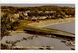 Carte Postale Ancienne Pays De Galles - The Harbour And Village, Saundersfoot - Pembrokeshire