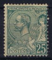 Monaco:  Nr 16 MH/* Falz/ Charniere 1891 Right To Corner Has A Spot No Gum - Unused Stamps