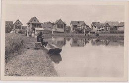 CARTE PHOTO,MADAGASCAR,TANANARIVE,ANTANANARIVO,BORD DE L´IKOPA,village,pecheur - Madagascar