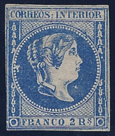 ESPAÑA/FILIPINAS 1863 - Edifil #14 - MLH * - Bonito Ejemplar Con Buen Color Y Margenes Justos - Philippines