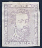 ESPAÑA/FILIPINAS 1872 - Edifil #28s - MLH * - RARO!... - Philippinen