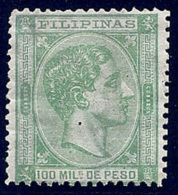 ESPAÑA/FILIPINAS 1878/79 - Edifil #46 - MLH * - Philipines