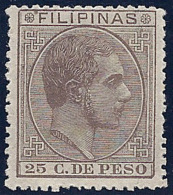 ESPAÑA/FILIPINAS 1880/83 - Edifil #66 - MLH * - Philipines