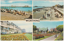 Worthing, Sussex Multiview. Heene Terrace, Promenade, Denton Gardens - Worthing