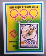HAUTE VOLTA Cyclisme, Velo, Bicyclette. , J.O. MUNICH, Yvert BF 5A. Dentelé. PERFORATE ** MNH - Cyclisme