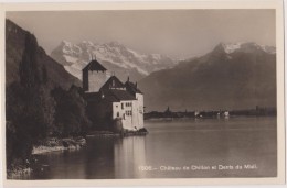 SUISSE,HELVETIA,SWISS,SCHWEIZ,SVIZZERA,SWITZERLAND ,VAUD,chateau  De Chillon,veytaux,Montreux, Lac  Léman,1930,été - Montreux