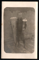 2600 - Altes Foto - Schulanfang Schulgang Zuckertüte Schultüte Ca. 1930 - Children's School Start