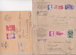 MONACO  3 LETTRES - Cartas & Documentos