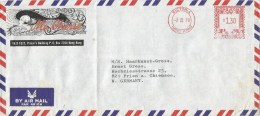 Hong Kong 1970 Victoria Meter Franking Universal “Automax” U45 Cover - Briefe U. Dokumente