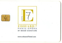 CLE D'HOTEL  EDOUARD 7  Printemps PARIS - Hotel Key Cards