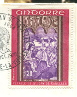 Andorre 1970 - YT 206 (o) Sur Fragment - Usados