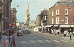 REGNO UNITO  GLOUCESTERSHIRE  GLOUCESTER  Westgate Street  St. Nicolas Church  Auto Car - Gloucester