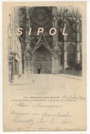 Chalons Sur Marne Petit Portail De La Cathédrale Vue Prise Rue De Marne  Précurseur Voyagé En 1902 Dos Simple - Châtillon-sur-Marne