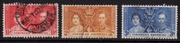 NORTHERN RHODESIA 1937 Coronation Omnibus Set - Very Fine Used - VFU - 5B838 - Northern Rhodesia (...-1963)