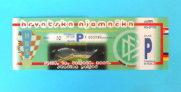 CROATIA : GERMANY - 2004. Football Match Ticket Soccer Billet Foot Fussball Calcio Biglietto Billete Deutschland - Tickets D'entrée