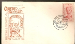 Brazil & FDC 50th Anniversary Of Quintino Bocaiuva, Journalist, Rio De Janeiro, 1962 (725) - FDC