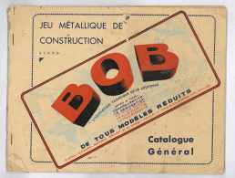 CATALOGUE BOB JEU METALLIQUE DE CONSTRUCTION GENRE MECCANO - Jeux De Société