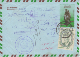 Oman  1996    Returned  Eagle  PS Envelope From Pakistan # 91030 - Oman