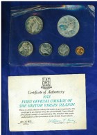 BRITISH VIRGIN  MINT SET ANNO 1973 - PROOF SET - 6 MONETE  - FRANKLIN MINT - IN ASTUCCIO ORIGINALE - Islas Vírgenes Británicas