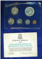 BRITISH VIRGIN  MINT SET ANNO 1973 - PROOF SET - 6 MONETE  - FRANKLIN MINT - IN ASTUCCIO ORIGINALE - Isole Vergini Britanniche