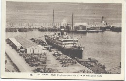 Carte Postale/Compagnie De Navigation Mixte/ Oran / Algérie/ Vers 1930-1950      MAR22 - Barcos