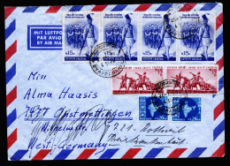 A4013) Indien India Airmail Cover From 25.1.1968 To Germany - Lettres & Documents