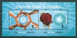 AC - TURKEY BLOCK STAMP - THE MORALITY AND LAW OF BROTHERHOOD MNH 14 APRIL 2012 - Blocks & Sheetlets