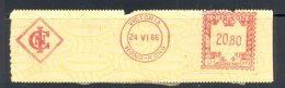 HONG KONG, Postage Machine Meter $20.80 Stamp - Usati